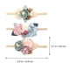 thumbnail image 2 of EeaseMX 3 diademas de flores para bebé, adorables tocados elásticos, accesorio para el cabello para bebé., 2 of 7