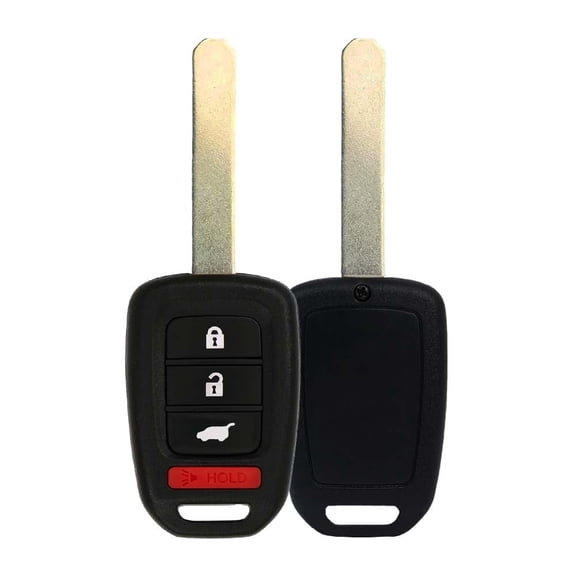 AKS KEYS Replacement for Honda Key Fob 4 Buttons That Use FCC MLBHLIK6-1TA and Part Number 35118-TLA-A00