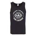 thumbnail image 2 of Wild Bobby,Dad Man Myth Legend Funny Dad Uncle Papa Granpa Dad Gift, Father's Day, Men Graphic Tank Top, Black, Small, 2 of 3