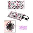 thumbnail image 3 of [3 PACK / 5 PACK], JAVOedge Whimsical Pattern Soft Slip In Eyeglass Pouch Case With Microfiber Cloth, 3 of 6
