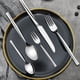 thumbnail image 2 of Naiovety Cuchara de té para postre fabricada con acero de primera calidad para mayor durabilidad, fácil de limpiar, moderna Cocina y Comedor horquilla secundaria, 2 of 6