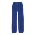 thumbnail image 4 of Pantalones club de punto sexy con aberturas para mujer - Prenda de croché de cintura alta para la playa/fiestas, S-L, 4 of 5
