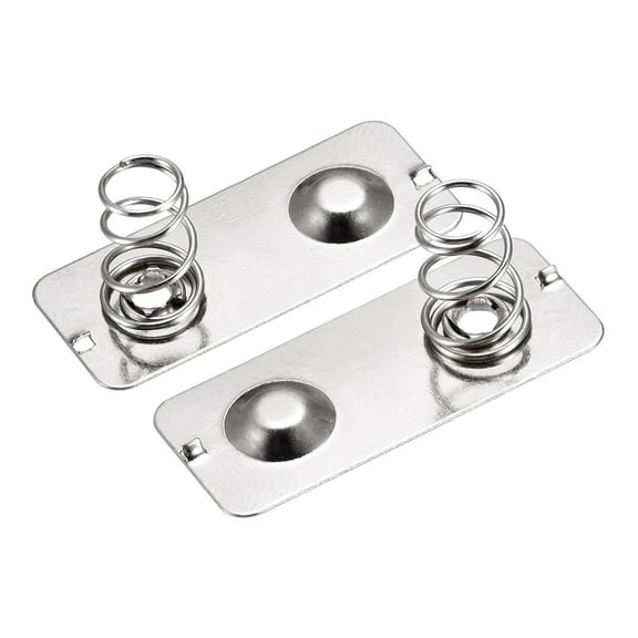 Battery Spring Plate AA Batteries Spring Contact Nickel Plate 28mmx12mm 10 Pcs