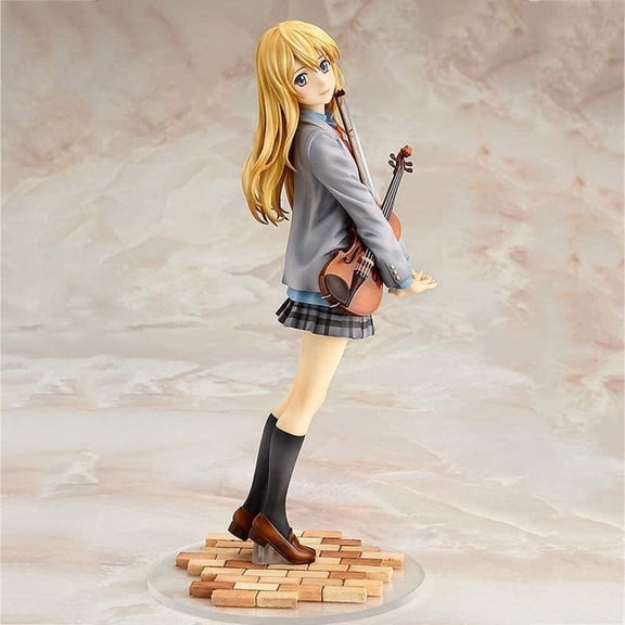 New Miyazono Kaori Anime Desktop Ornament Your Lie in April Character Collectible Statue Collectibles PVC