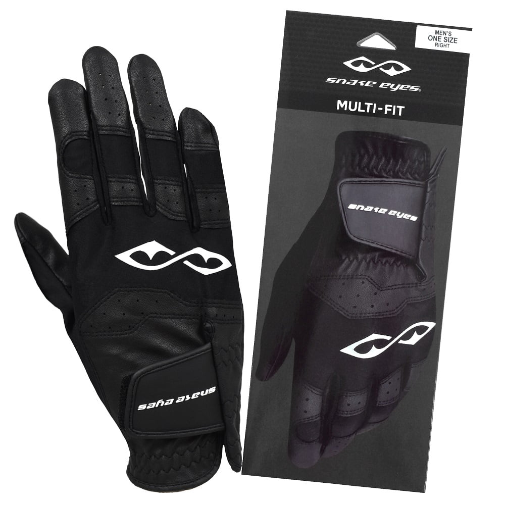 Snake Eyes Golf MRH Multi-Fit Glove (5-Pack) Black