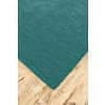 thumbnail image 3 of Celano Hand Woven Marled Wool Rug, Teal Blue/Green, 5ft x 8ft Area Rug, 3 of 6