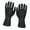 Black, variant on Dualoai Male Hand Models Decorative Easy to Clean Maintain PVC Human Hand Mannequins Black