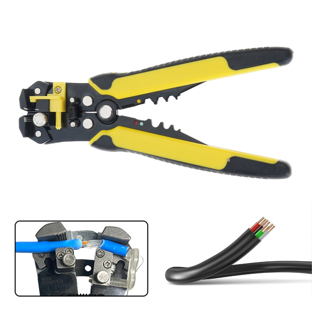 Multi Purpose Automatic Wire Stripping Crimping Cutting Tool Ergonomic Grip For Engineers