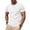 (Solid)White, variant on YODETEY George Men’s Crew Neck T-Shirt,Men's Performance Moisture Wicking Active Short Sleeve Shirts,Big and Tall Black,Size S