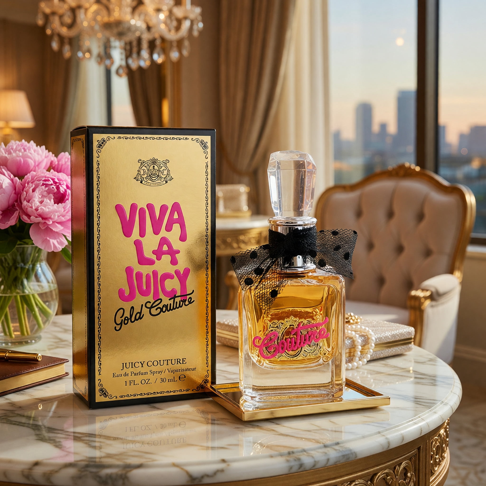 Juicy Couture, Eau De Parfum Spray, 3.4 oz, Viva La Juicy Gold