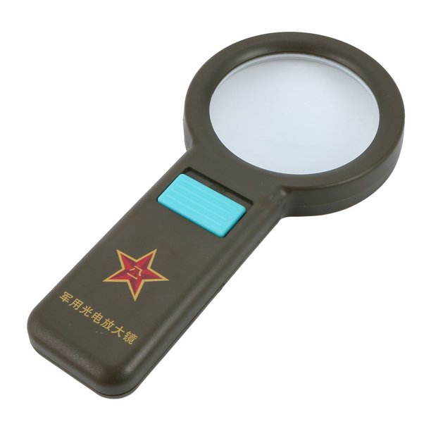 Unique Bargains 10 Light Plastic Handle Illuminated Magnifier Reading