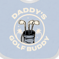 thumbnail image 4 of Inktastic Daddy Golf Buddy Boys or Girls Baby Bib, 4 of 4