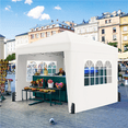 thumbnail image 5 of Yaheetech 8x8 FT Pop-up Canopy Tent with 4 Sidewalls, White, 5 of 7