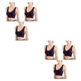 thumbnail image 4 of Qarigey 3 unids/set Bralette sin costuras, ajuste cómodo y compresivo para cualquier actividad, sujetadores sin costuras, sujetador deportivo Type6 NO6, 4 of 6
