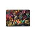 thumbnail image 3 of FEOLGEHLY Happy Easter Door Mat, Bunny Eggs Welcome Doormat for Indoor Outdoor, Spring Floor Mat Non-Slip Washable for Porch Front Door Entrance, 16x24 inch Easter Decorations Door Mat, B, 3 of 7