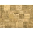 thumbnail image 1 of Ahgly Company Indoor Rectangle Patchwork Brown Transitional Area Rugs, 4' x 6', 1 of 4