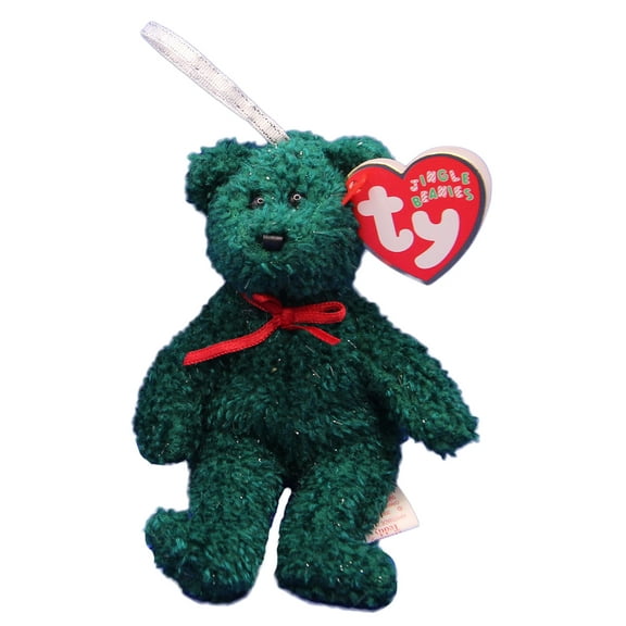 Ty Jingle Beanies: 2001 Holiday Teddy the Bear Plush Ornament