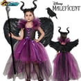 thumbnail image 2 of Disfraz Disney Maleficente De Lujo Para Niñas Fiesta De Carnaval De Halloween Vestido De Malla De Arrastre Para Niños Cosplay Demon Queen Witch Clothes, 2 of 4