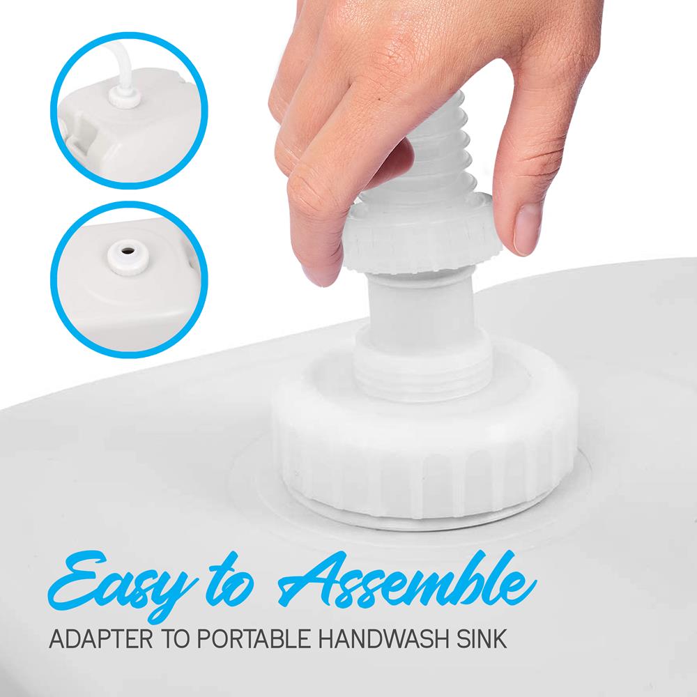 SereneLife 24L Compact Portable Water Tank - Non-toxic Water Container Reservoir W/ Carry Handle