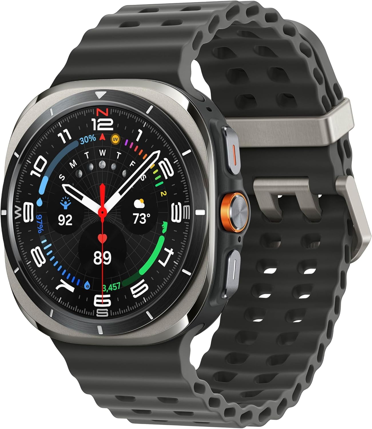 Open Box Samsung Galaxy Watch Ultra 2025 (North American Version, GPS+LTE, 47mm) | Brand New | Titanium Silver (SM-L705F)