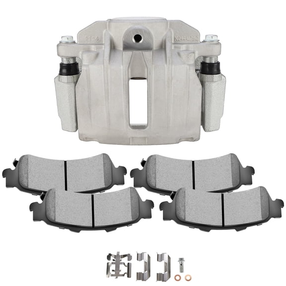 cciyu Rear Disc Brake Calipers w/Bracket with Pads - For Cadillac For DeVille,For Chevy For Astro/For Silverado 1500/For Tahoe,For GMC For Safari/For Sierra 1500/For Yukon D792-7700 18B4726