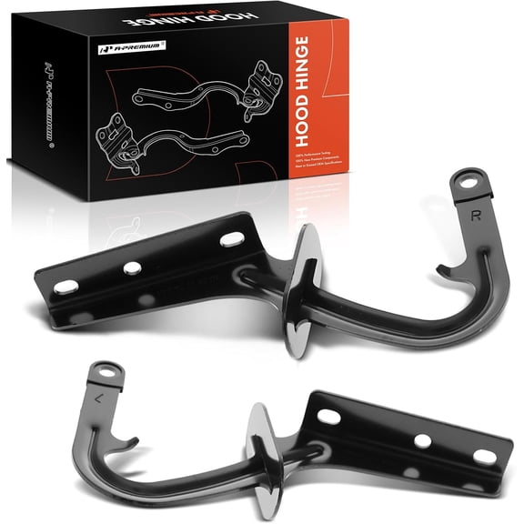 A-Premium Front Driver and Passenger Hood Hinges Compatible with Nissan Pathfinder 1987-1995, D21 Pickup 1986-1994, Pickup 1995-1997, Front Left and Right Side, 2-PC Set