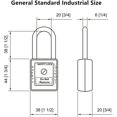 5 Lockout Tagout Lock Set, Alike Padlocks with Numbers for Lock Out Tag ...