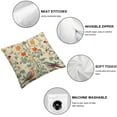 thumbnail image 4 of William Morris Throw Pillow Covers Rustic Floral Botanical Bird Decorative Pillow Case Cushion Cover for Couch Bedroom Sofa Home Decor, 4 of 5