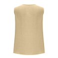 thumbnail image 6 of Women's Tank Tops 2026 Fashion Sleeveless Vest Cotton Linen Button Down Vests Summer Undershirts Camisole for Women, 6 of 8