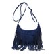 thumbnail image 1 of Jumpingount Bolso de hombro Borla Monedero Moda Correa ajustable Satchel Moderno Marrón claro Bolsas de mensajero y de hombro Azul, 1 of 1