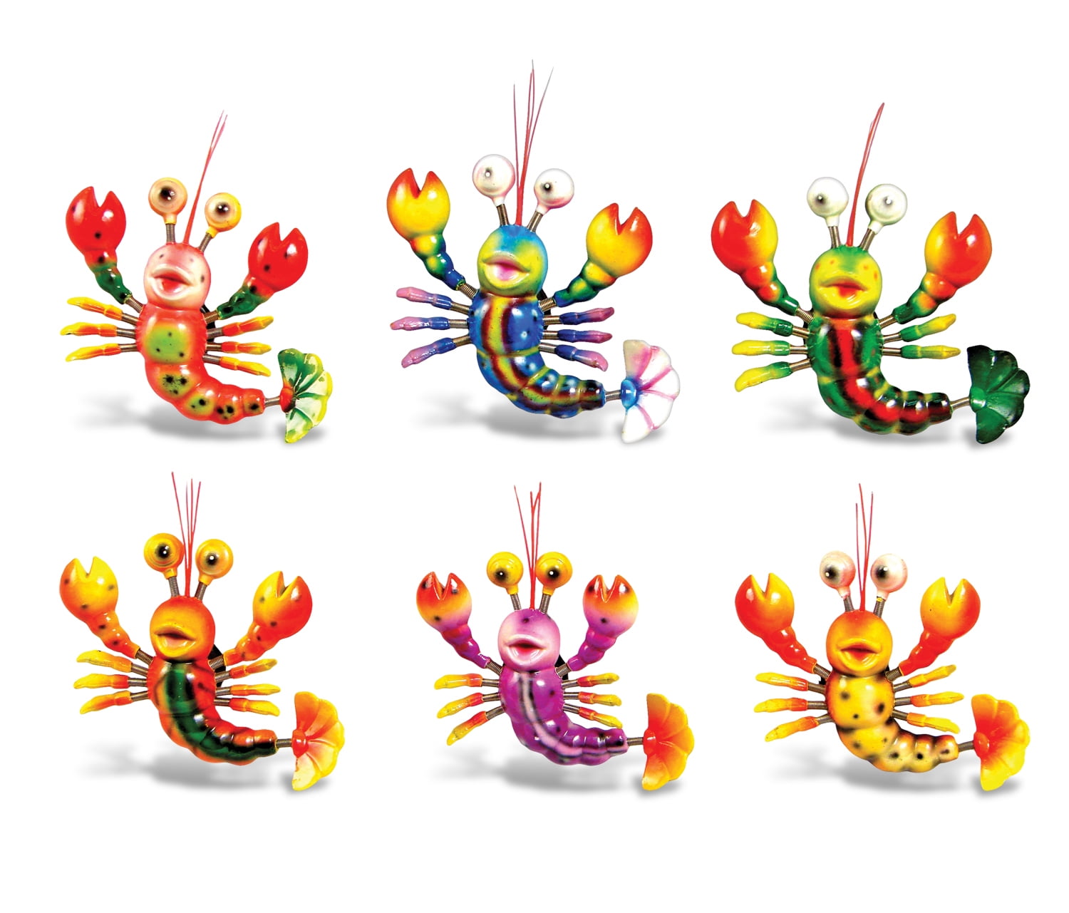 Animal Magnets CoTa Global Funny Lobster Refrigerator Bobble Magnets Set of 6 
