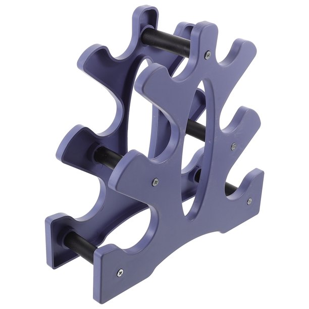 BRIGHTFUFU 1Ud Soporte Para Mancuernas De ABS Color Azul Estable Y Resistente Para Almacenamiento Compacto En Gimnasio