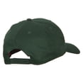 thumbnail image 4 of Boston Skyline Embroidered Solid Cotton Pro Style Cap - Dk Green OSFM, 4 of 5
