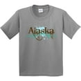 thumbnail image 3 of Inktastic Alaska Grunge Youth T-Shirt, 3 of 5