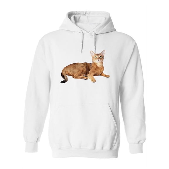 Beautiful Abyssinian Kitty Hoodie Women -Image by Shutterstock, Female Large