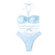 thumbnail image 5 of Traje de baño dividido de moda para mujer Bikini sexy con estampado de rayas en la cintura Fridja nalpqowj19969, 5 of 5