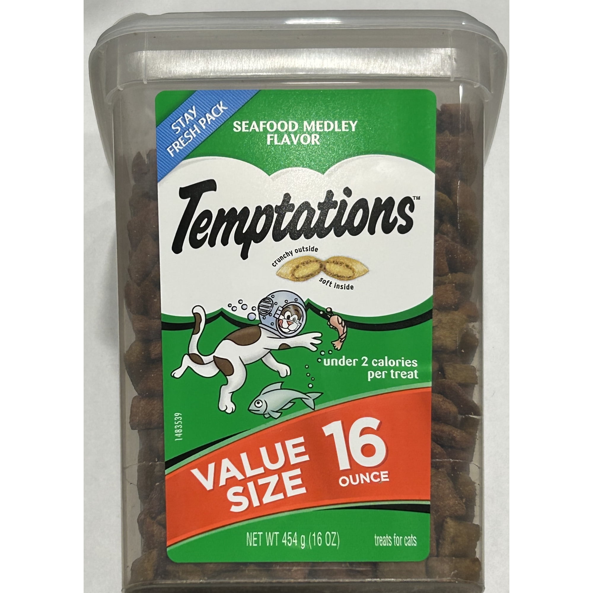 Temptations Seafood Medley Cat Treat 16 oz (Pack of 4)