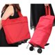 thumbnail image 2 of Bolsa de compras plegable ecológica, carrito plegable reutilizable con asa ajustable y diseño de moda para niñas de todas las edades, 2 of 7