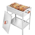 thumbnail image 2 of Aramco BBQ Grill  Lid, Large, Stainless Steel, 2 of 6