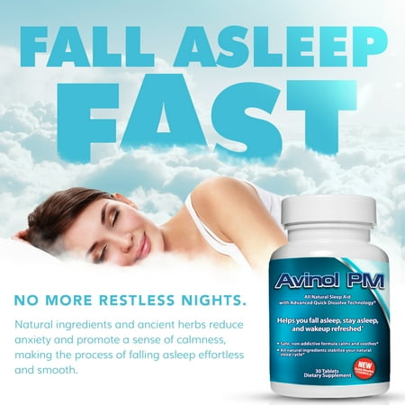 Best Natural Sleep Aid: Avinol PM | Herbal Formula for ...