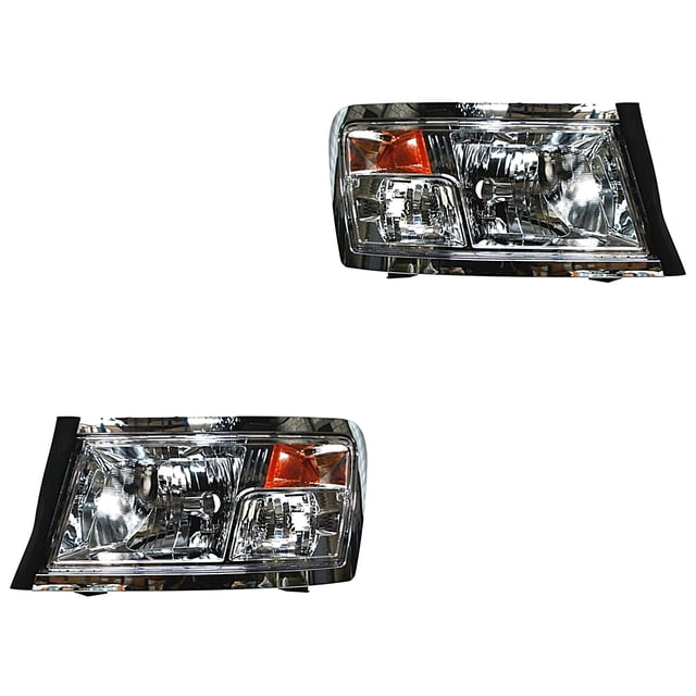 Par de Faros TYC 2008 A 2011 Dodge Fondo cromado