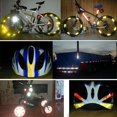 thumbnail image 5 of Cinta reflectante, 2 piezas. Cinta autoadhesiva reflectante de 5 cm × 3 metros de alta visibilidad para vehículos, automóviles, remolques, bicicletas, remolques, cascos, color blanco y rojo. esquí esquí Gafas de esquí, 5 of 5