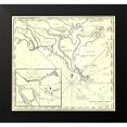 thumbnail image 2 of Carleton 13x12 Black Modern Framed Museum Art Print Titled - River Mississippi - Carleton 1770, 2 of 5