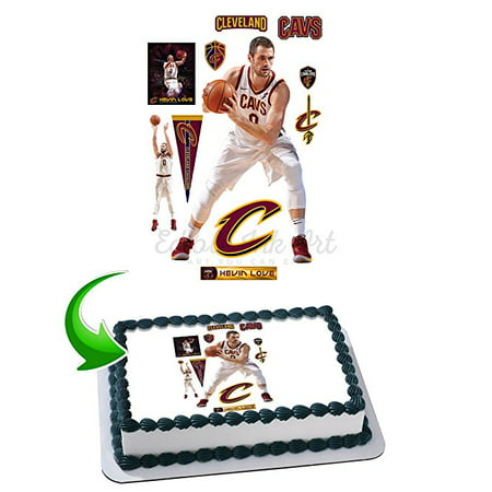 Kevin Love Edible Image Cake Topper Icing Sugar Paper A4 Sheet Edible Frosting Photo Cake 1/4 ~ Best Edible Image for (Best Sheet Cake Grocery Store)