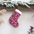 thumbnail image 6 of Yiaed Orchids Flowers Print Christmas Stockings, Christmas Stockings Hanging Ornaments, Christmas Stockings for Family Christmas Holiday Decorations, 6 of 7