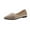 Beige, variant on Fesfesfes Black Shoes Women Pointed Toe Fashion Versatile Casual Lightweight Shoes Flat Color Contrast Pointed Irregular Shallow Mouth Slip On Casual Shoes 38(6.5)