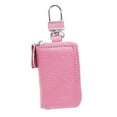 thumbnail image 1 of Llavero de coche, llavero de cuero para coche, monedero, gancho de metal y llavero, cartera, bolsa con cremallera, para entrada sin llave de coche, 1 of 6