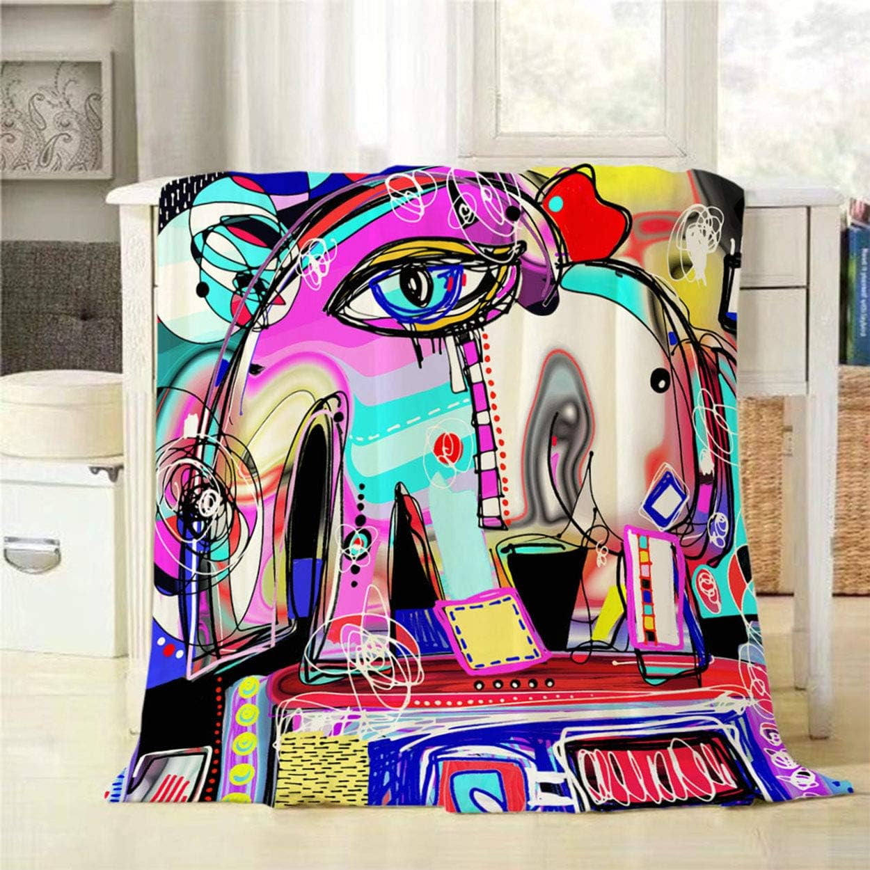 GDAKE Inspirational Quote Throw Blanket I Love You More Than All The Narwhals in The Sea