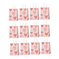 thumbnail image 3 of S SERENABLE 12Pcs Party Favor Tote Goody Bags Paper Bags Reusable Valentines Day Gift Bags Gift Wrap Bag for Kids Adults Birthday Wedding Pink, 3 of 8