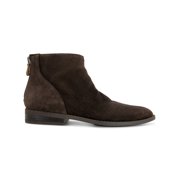 GENTLE SOULS KENNETH COLE Womens Brown Emma Round Toe Stacked Heel Zip-Up Leather Booties 5.5 M